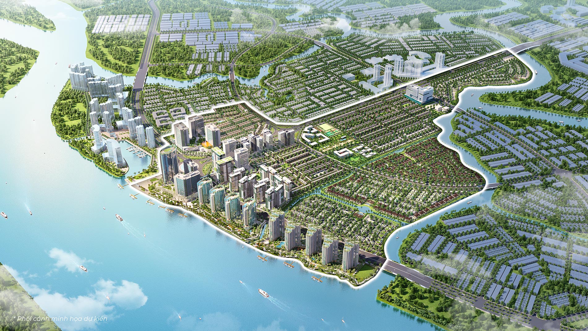 Phối cảnh dự án Izumi City Biên Hoà - chủ đầu tư Nam Long